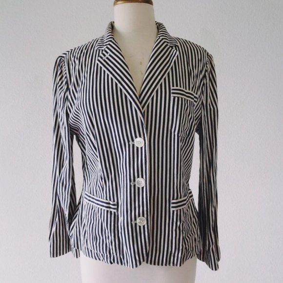 Vintage Ralph Lauren Striped Blazer - Picture 2 of 6